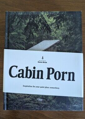 Cabin Porn Hardcover Book - White & Forest Green Cover